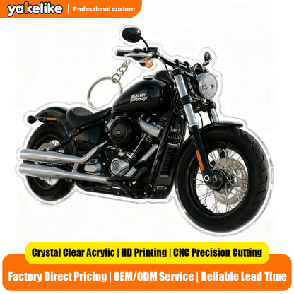 Yakelike Custom Acrylic Motorcycle Keys