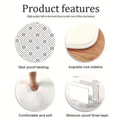 Customised Flannel Doormat Three-Piece Set