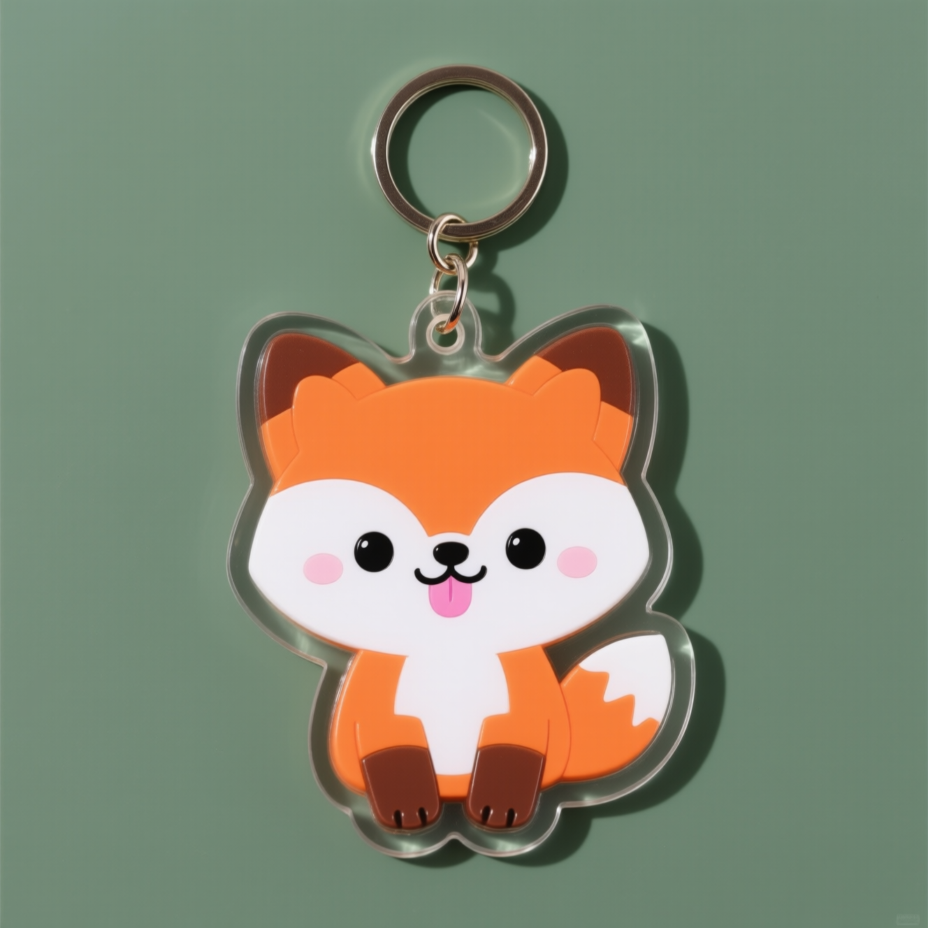 Yakelike Acrylic Fox Keychain / Cartoon Customisation