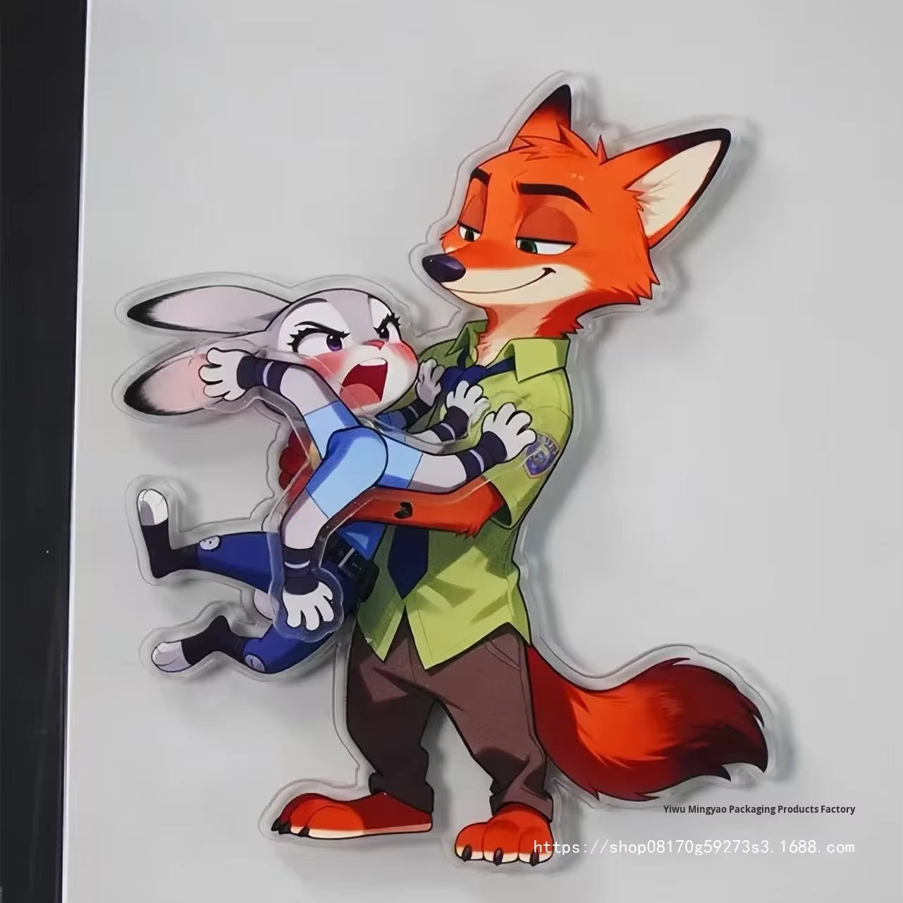 Zootopia Rotating Magnetic Acrylic Fridge Sticker Custom Acrylic Charm