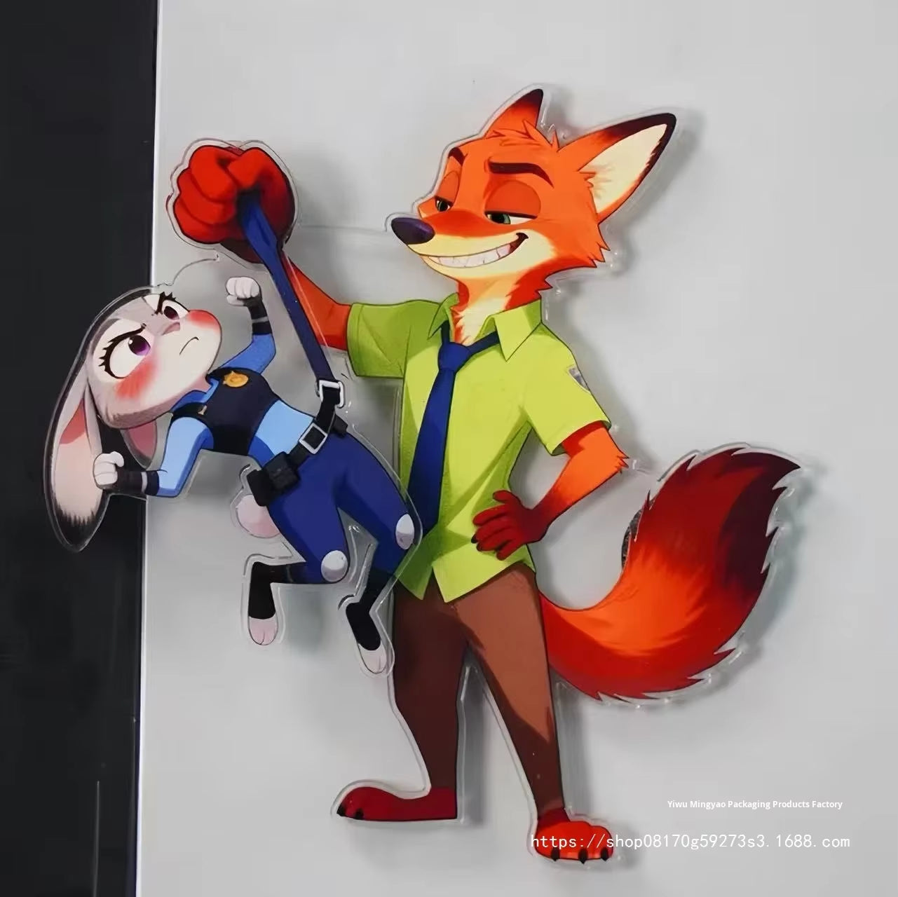 Zootopia Rotating Magnetic Acrylic Fridge Sticker Custom Acrylic Charm