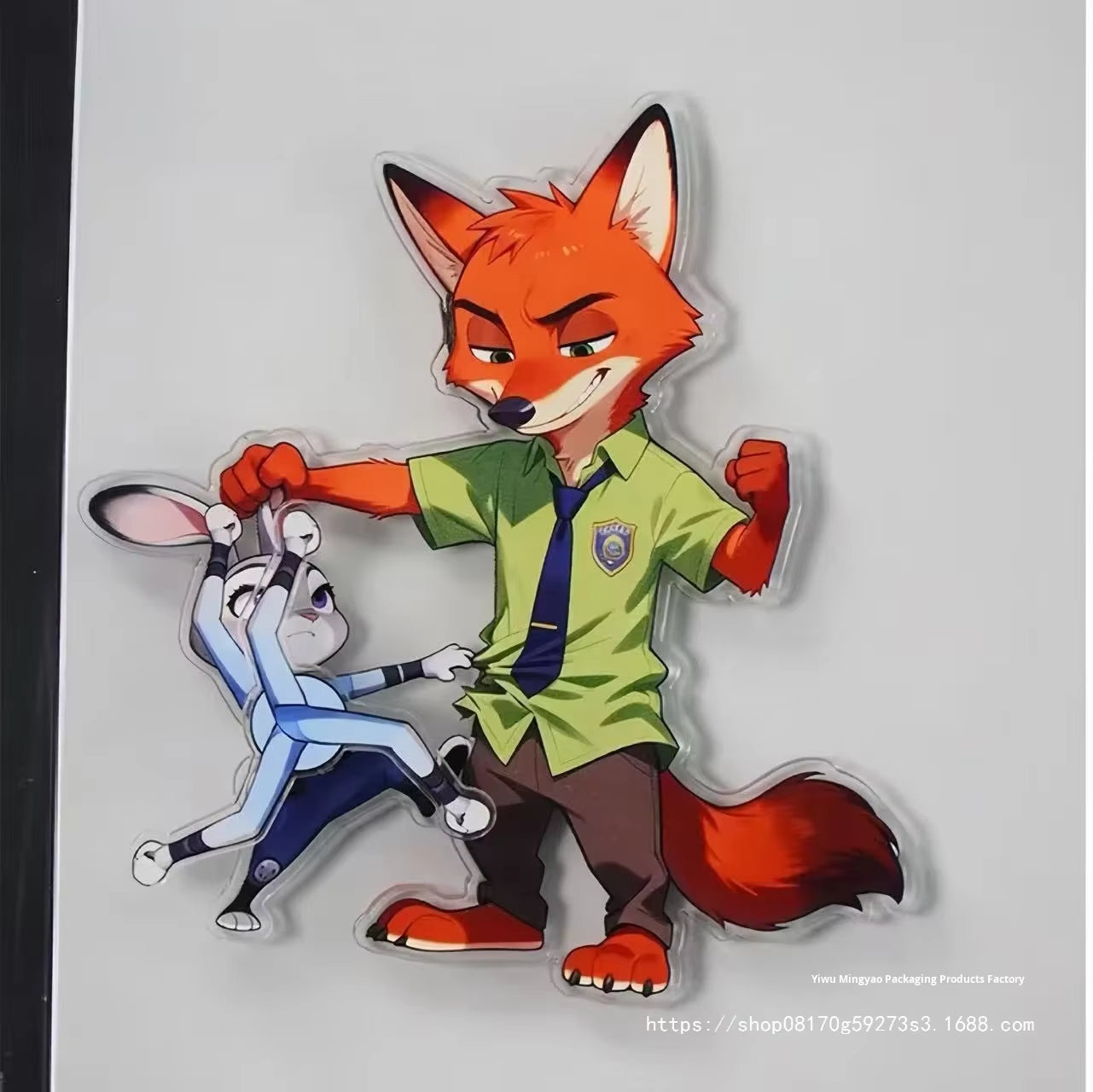 Zootopia Rotating Magnetic Acrylic Fridge Sticker Custom Acrylic Charm