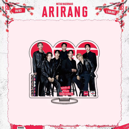 Custom Standing Sign Kpop Comeback Album ARIRANG Jungkook Peripheral Decoration Stand World Tour Netflix Custom Standee