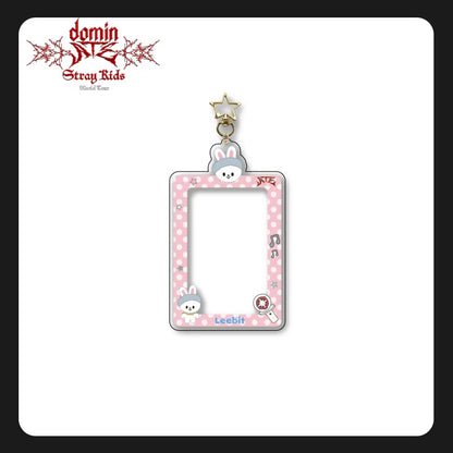 Stray Kids Cartoon Acrylic Rectangle Card Holder Photo Frame Keychain Pendant Customizable Design Custom Keychain