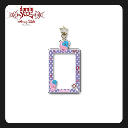 Stray Kids Cartoon Acrylic Rectangle Card Holder Photo Frame Keychain Pendant Customizable Design Custom Keychain