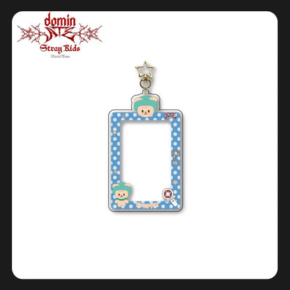 Stray Kids Cartoon Acrylic Rectangle Card Holder Photo Frame Keychain Pendant Customizable Design Custom Keychain