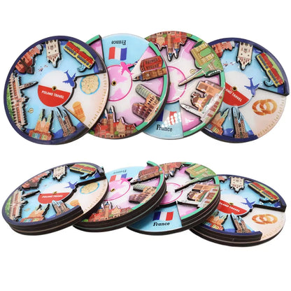 Custom Fridge Magnets Printed Japan Name 2D 3D Travel Souvenirs Cities Crafts  Durable Funny Refrigerator