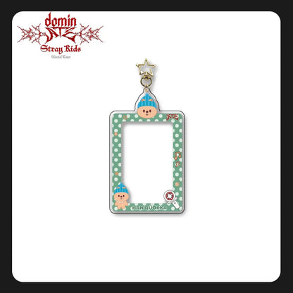 Stray Kids Cartoon Acrylic Rectangle Card Holder Photo Frame Keychain Pendant Customizable Design Custom Keychain