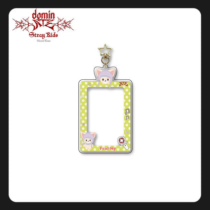 Stray Kids Cartoon Acrylic Rectangle Card Holder Photo Frame Keychain Pendant Customizable Design Custom Keychain