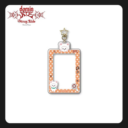 Stray Kids Cartoon Acrylic Rectangle Card Holder Photo Frame Keychain Pendant Customizable Design Custom Keychain