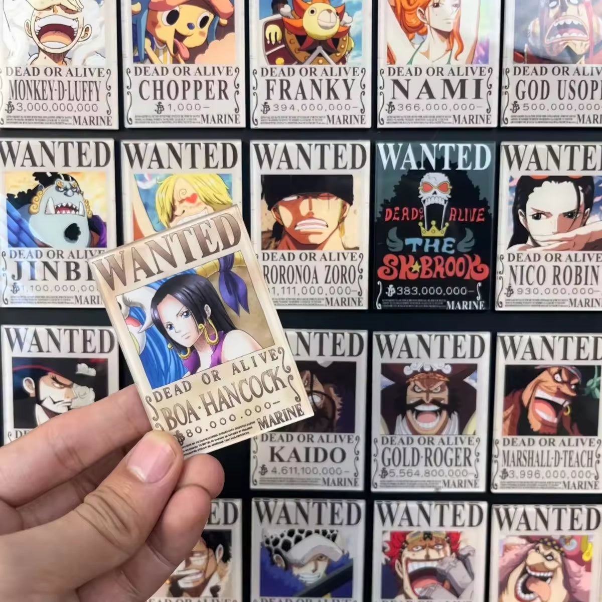 Custom Anime Acrylic Fridge Magnets One Piece Bounty Cartoon Charms Cute Decorative Magnets for Gifts  Souvenirs