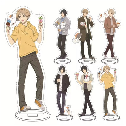 Custom Acrylic Standee Ornament Featuring Kiyoshi Natsume (Cat Teacher) Reiko Natsume Character Design Birthdaye
