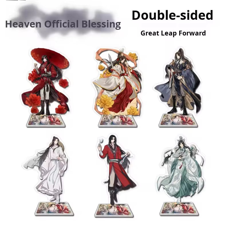 New Tian Guan Blessing Double-Layer Double-Sided Acrylic Figurine Stand Peripheral Pendant