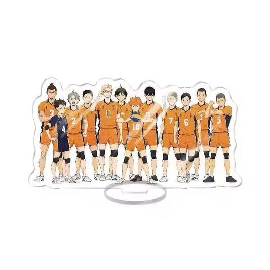 Custom Standee Haikyuu Volleyball Anime Team Acrylic Desktop Stand Figure Hinata Shoyo Kageyama Tobio Gift Decoration