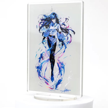 Premium Transparent Acrylic Standees Custom Printed Anime Charm with Epoxy Finish