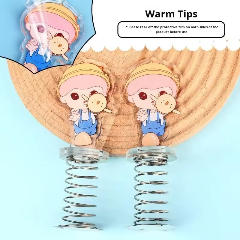 Custom Acrylic Spring Shaker Stand Anime Star Pet Cute Creative Desktop Ornament Customization