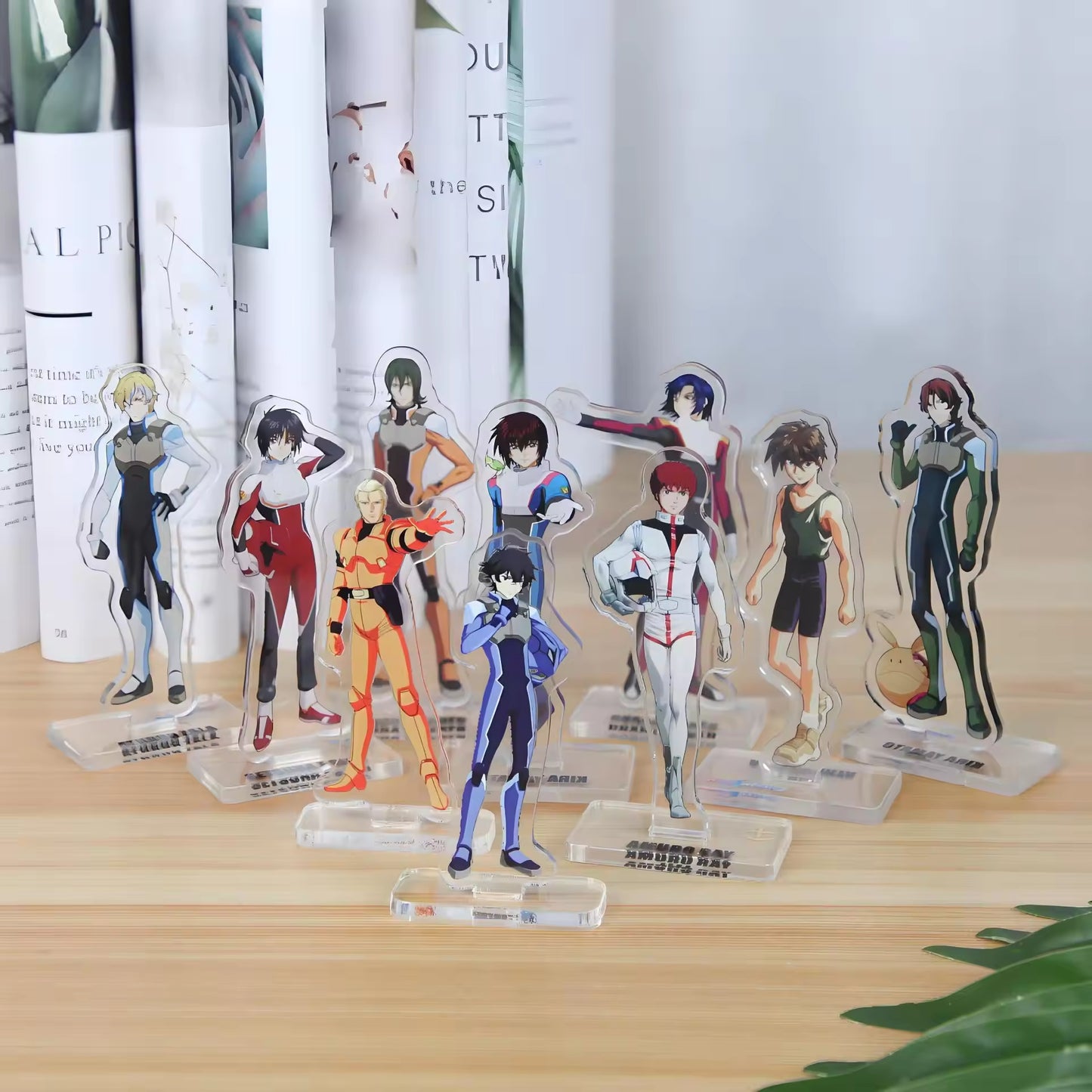 Multi Specification Acrylic Irregular Shape Standee Cosmetics Display Character Standee Supply UV Printing Abrasion Resistant