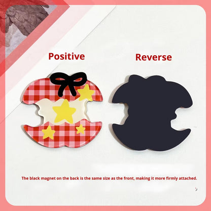 Custom Fridge Magnet Cute Cartoon Apple Clip Home Decoration Custom Children's Day