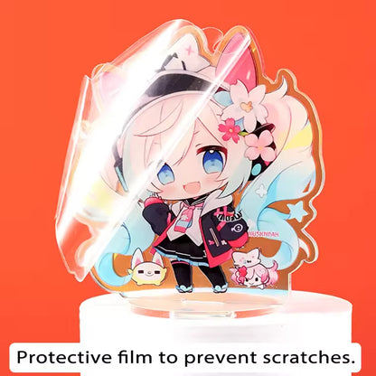 Premium Transparent Acrylic Standees Custom Printed Anime Charm with Epoxy Finish