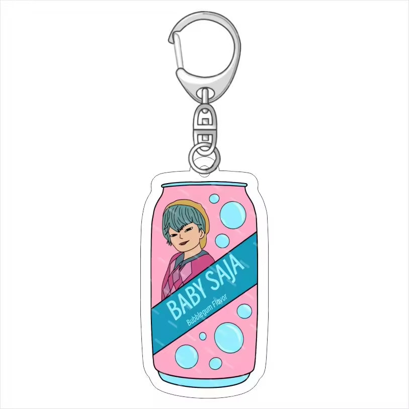 Demon Hunter Anime Cartoon  Acrylic Waterproof Keychain-Wholesale Custom Business Gift
