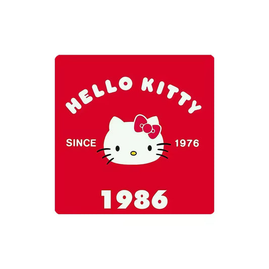 Custom Charm Cute Cartoon Kitty Cat Anniversary  Crystal Glass Soft Magnetic Refrigerator Magnet