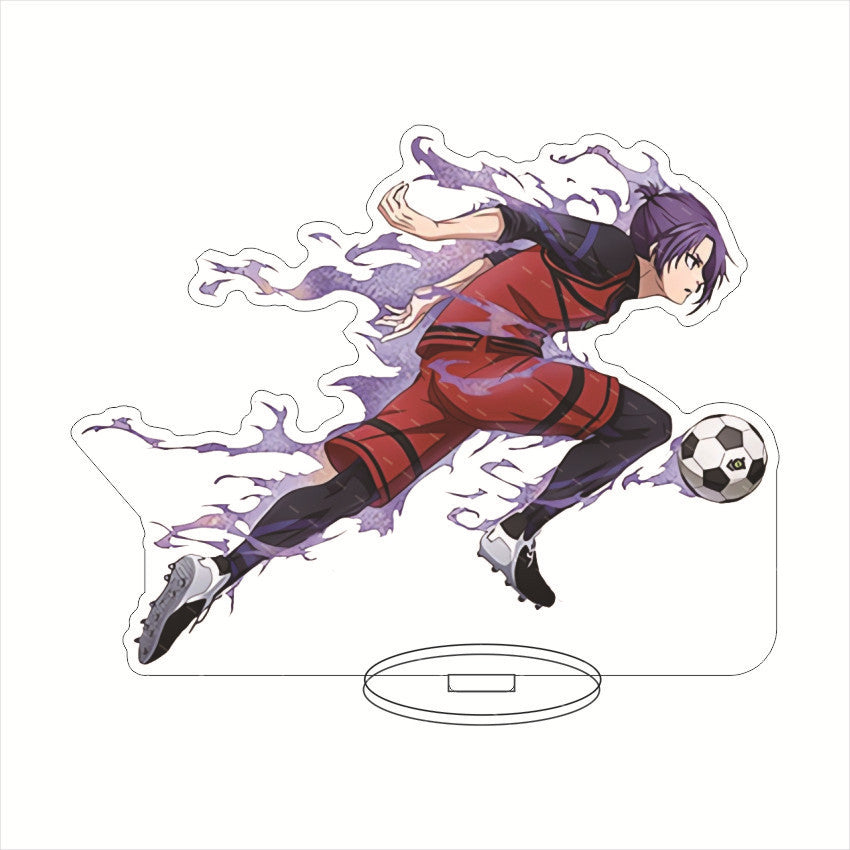 Blue Lock Acrylic Stand Figure  Isagi Yoichi Bachira Meguru Chigiri Hyoma Anime Desk Decor Collectible