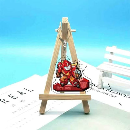 Robot Anime Character Keychain – Cool Mecha Style Pendant for Bags, Car Accessories & Gifts Acrylic Keychain
