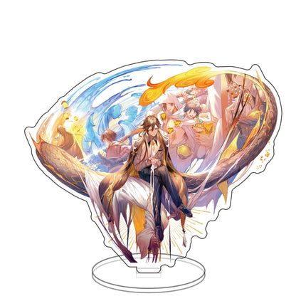 Genshin Impact Acrylic Stands: Hu Tao, Gan Yu, Keqing, Kley, Venti, Xingqiu, Diluc, Zhongli, Yanfei Figurines – Anime & Manga