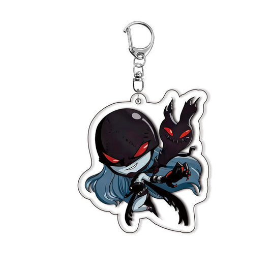 Digimon Keyring: Anime Merchandise, Backpack Charm, Double-Sided Acrylic Keyring