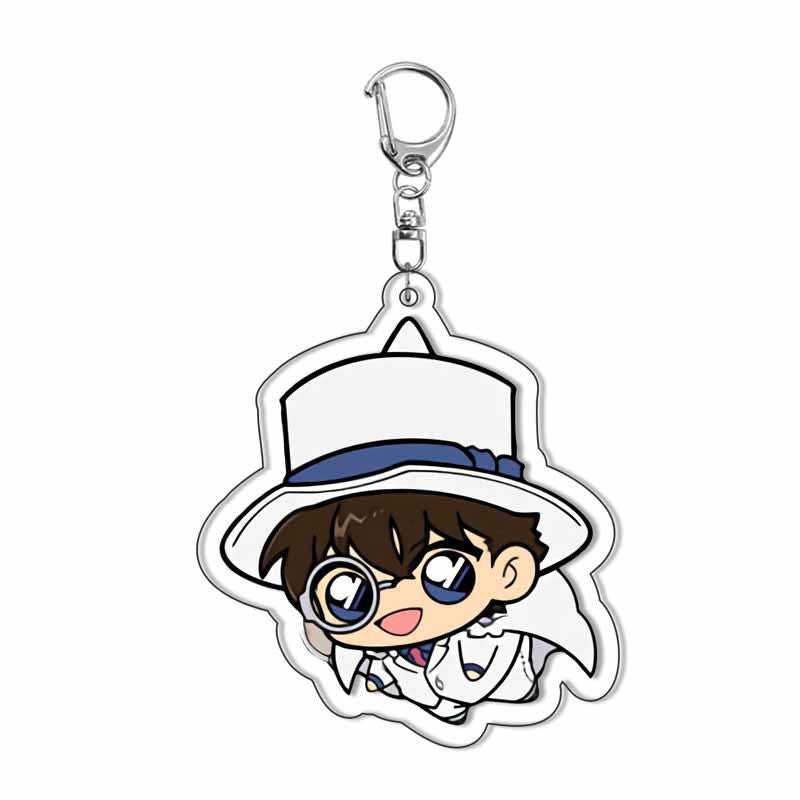 Detective Conan Acrylic Keychain  Conan Edogawa Ran Mouri Transparent School Bag Pendant Keyring