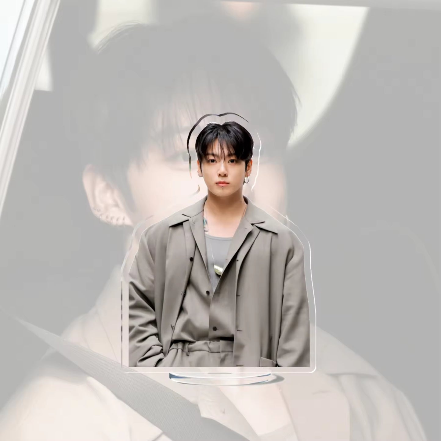 Custom KPOP Jungkook Standee HD Photo Double-Sided UV Printed Eco-Friendly PVC Desktop Display Custom Birthday Gift Standee