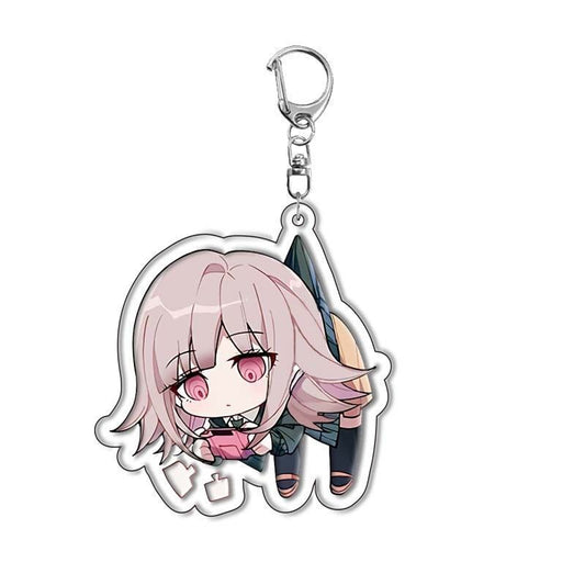 Danganronpa Acrylic Keychain – Kokichi Oma, Chiaki Nanami, Junko Enoshima Anime Keyring Pendant