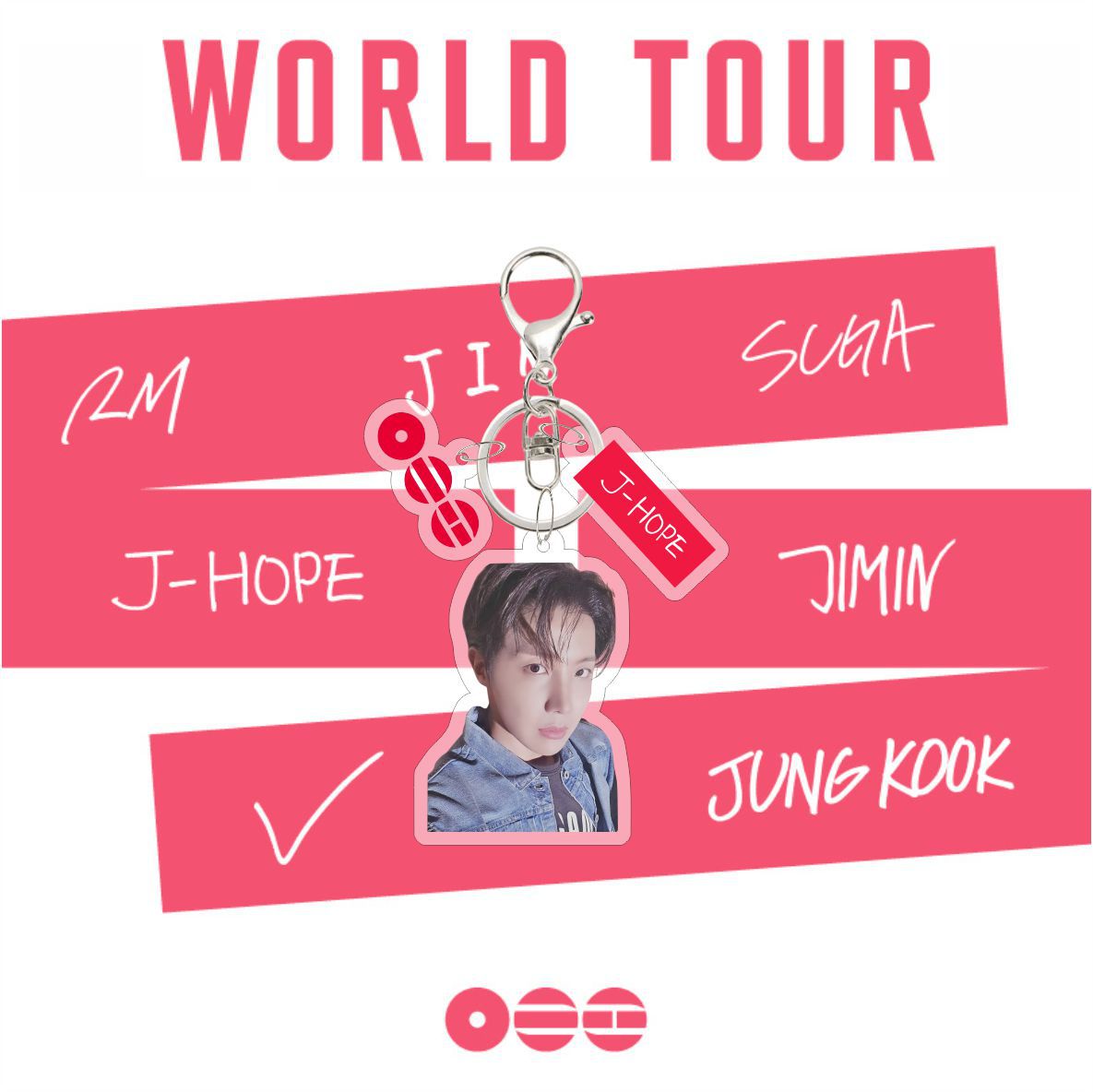 BTS 2026 Comeback Tour Acrylic Keychain – Kpop Idol Charm (V Kim Taehyung Edition)