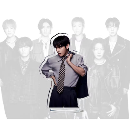 Custom Keychain Bangtan Boys JK V JIMIN New Album Comeback Double-Sided Standee Desktop Ornament