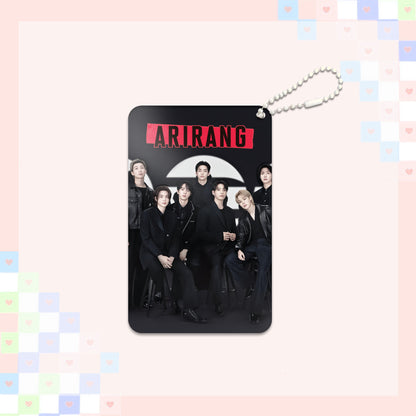 KPOP Custom Keychain Idol World Tour 3-inch ARIARNG Acrylic Keychain Digital Photo Video Recording Fashionable