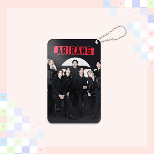 KPOP Custom Keychain Idol World Tour 3-inch ARIARNG Acrylic Keychain Digital Photo Video Recording Fashionable