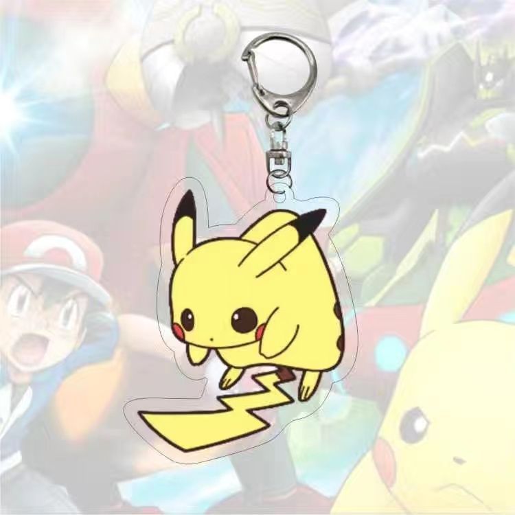 Custom Anime  Acrylic Keychain Multi Color UV Printed Waterproof Cartoon Charm for Gifts Souvenirs