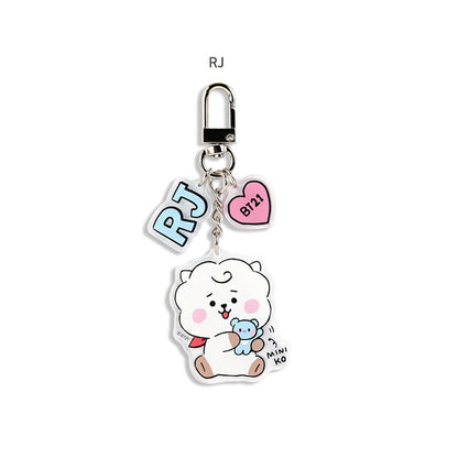 Kpop Idol Custom BTS Acrylic Keychain Cartoon Idol Style Charm Pendant for Gifts Souvenirs Fans