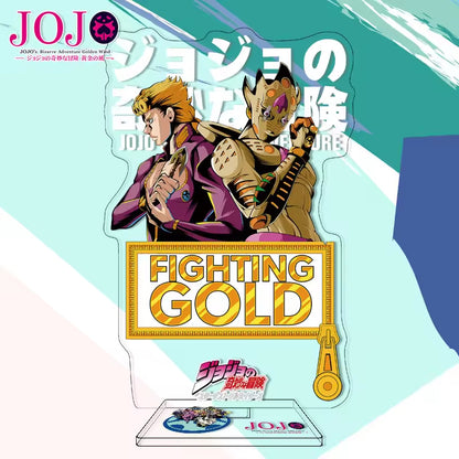 Custom Anime Peripheral Acrylic Figure Stand JOJO's Bizarre Adventure Golden Wind Character Ornament One Piece Dropshipping China