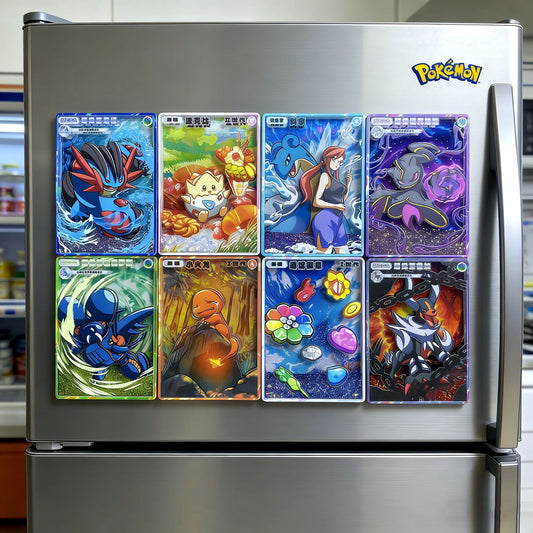 New Acrylic Liquid Shaker Fridge Magnet  Cute Anime Cartoon Magnetic Brick  Wholesale