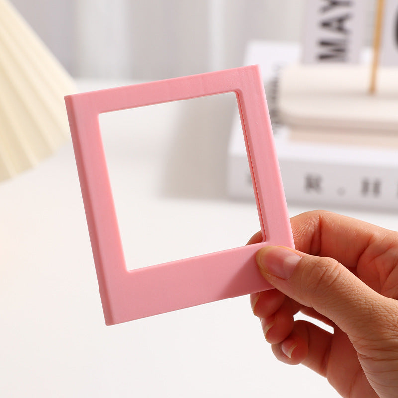 Custom Art Deco Shape Magnetic Sticker Plastic Refrigerator Magnet Mini for Instax Acrylic Picture Frame