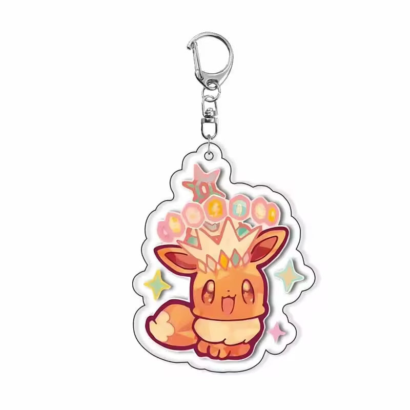 Cute Cartoon Animal Keychain Custom Anime Style Bag Charm Gift Pendant for Kids & Fans