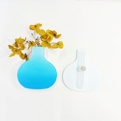 Custom Acrylic Vase Shaped Fridge Magnet Epoxy Coated Artistic Home Decor Magnetic Refrigerator Sticker