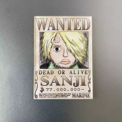 Custom Anime Acrylic Fridge Magnets One Piece Bounty Cartoon Charms Cute Decorative Magnets for Gifts  Souvenirs