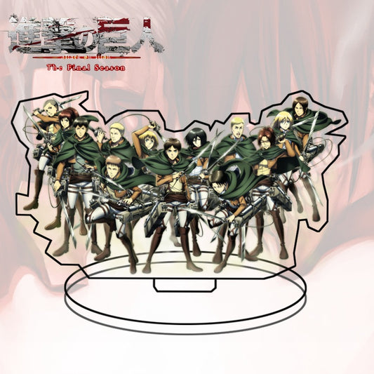 Attack on Titan Acrylic Standee  Eren Yeager Sasha Blouse Anime Figure Desk Decor Collectible Gift