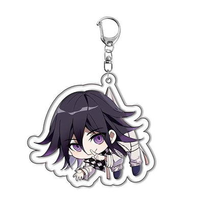 Danganronpa Acrylic Keychain – Kokichi Oma, Chiaki Nanami, Junko Enoshima Anime Keyring Pendant
