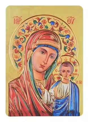 Custom Fridge Magnet Orthodox Gift Tourist Souvenir Greek Russian  Icon Plastic Durable Fridge Magnet Holy Family Icon