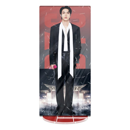 BTS 2026 World Tour Acrylic Stained Glass Standee – Double Layer Printed Display (BTS 7V)