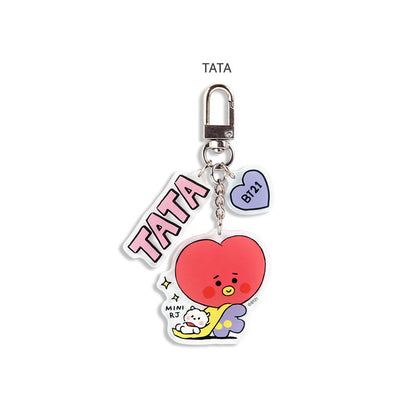 Kpop Idol Custom BTS Acrylic Keychain Cartoon Idol Style Charm Pendant for Gifts Souvenirs Fans
