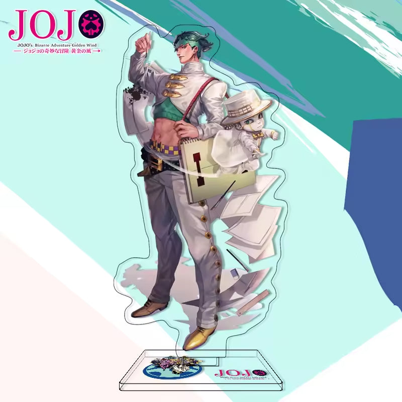 Custom Anime Peripheral Acrylic Figure Stand JOJO's Bizarre Adventure Golden Wind Character Ornament One Piece Dropshipping China
